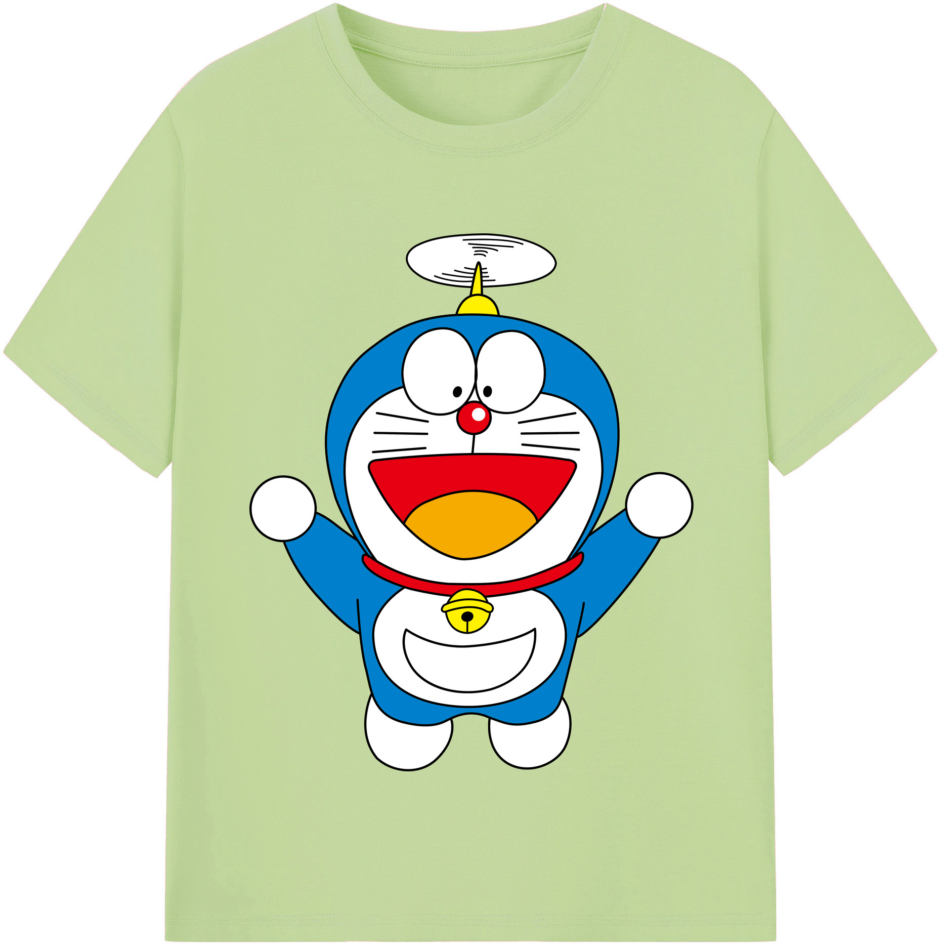 （画像用） ドラえもん Doraemon 綿100％半袖Tシャツ（フロントプリント）
